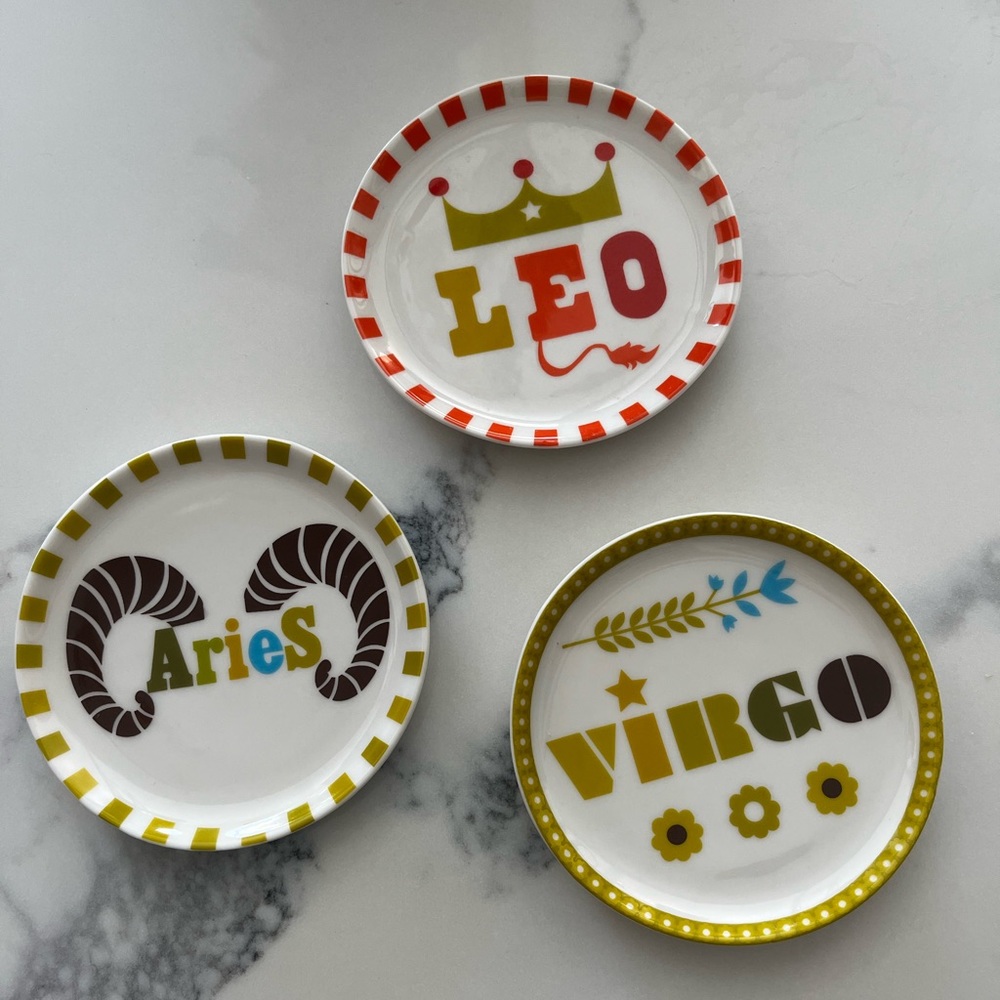 Jonathan Adler 3 Piece Horoscope Coaster Set